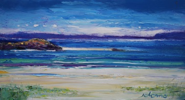 Quiet day Traigh Bhan Iona 10x18